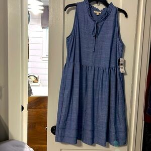 Chambray sleeveless 52seven dress.